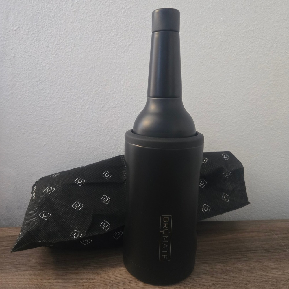 BRUMATE HOPSULATOR Bottle cooler matte black fits most 12OZ bottles‎
